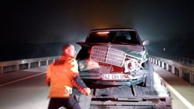 TAVŞANLI'DA TRAFİK KAZASI 1 YARALI