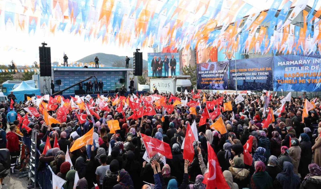 KÜTAHYA’DA PARTİSİNİN MİTİNGİNE KATILAN