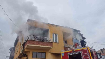 DOMANİÇ’TE EV YANGINI KORKUTTU