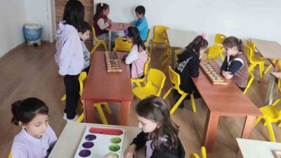HİSARCIK ATATÜRK İLKOKULUNDA AKIL VE ZEKA OYUNLARI KURSU