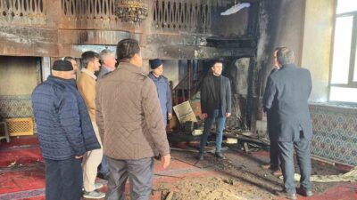 KAYMAKAM DEMİRCİ: “KÖY CAMİSİNDEKİ YANGIN SONUCU OLUŞAN ZARAR EN KISA