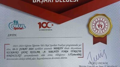 KÜTAHYA NAFİ GÜRAL FEN LİSESİNDEN KİCK BOKS MÜSABAKALARINDA TÜRKİYE DERECESİ