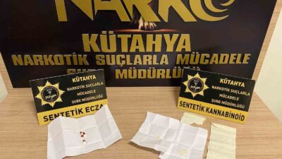 KÜTAHYA’DA 2 KİŞİNİN BULUNDUĞU ARAÇTA UYUŞTURUCU ELE GEÇİRİLDİ