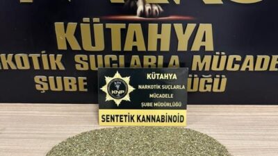 KÜTAHYA’DA DURDURULAN ŞÜPHELİ ARAÇTA UYUŞTURUCU ELE GEÇİRİLDİ