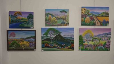 KÜTAHYA'DA MERHUM RESSAM HÜSEYİN YÜCE ANISINA RESİM SERGİSİ