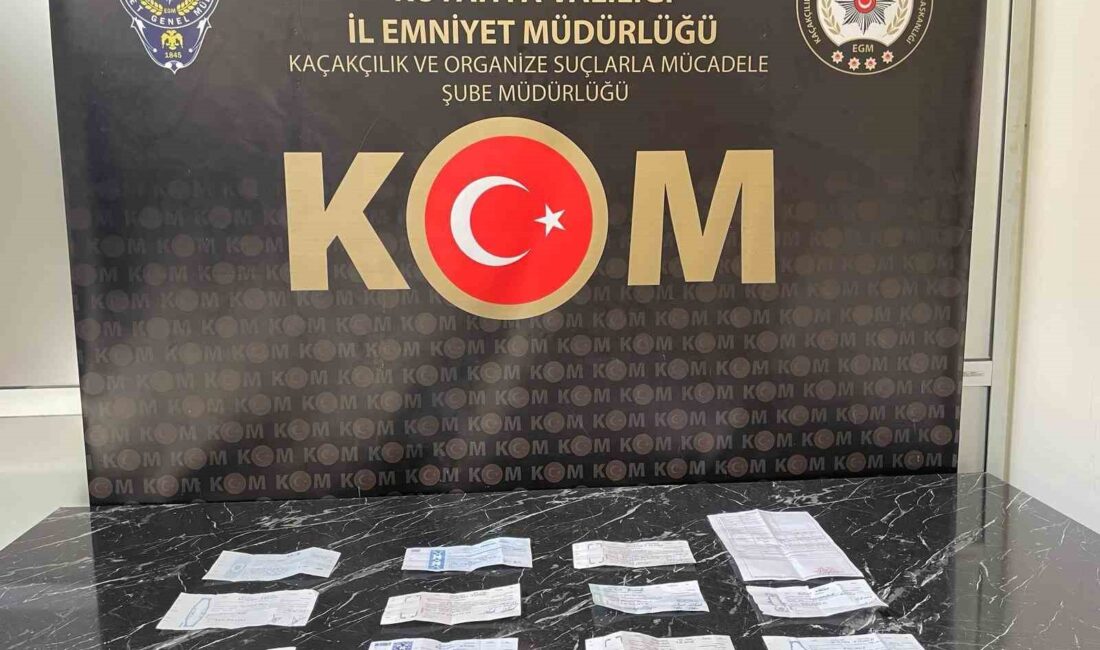 KÜTAHYA’DA TEFECİ OPERASYONU: 9