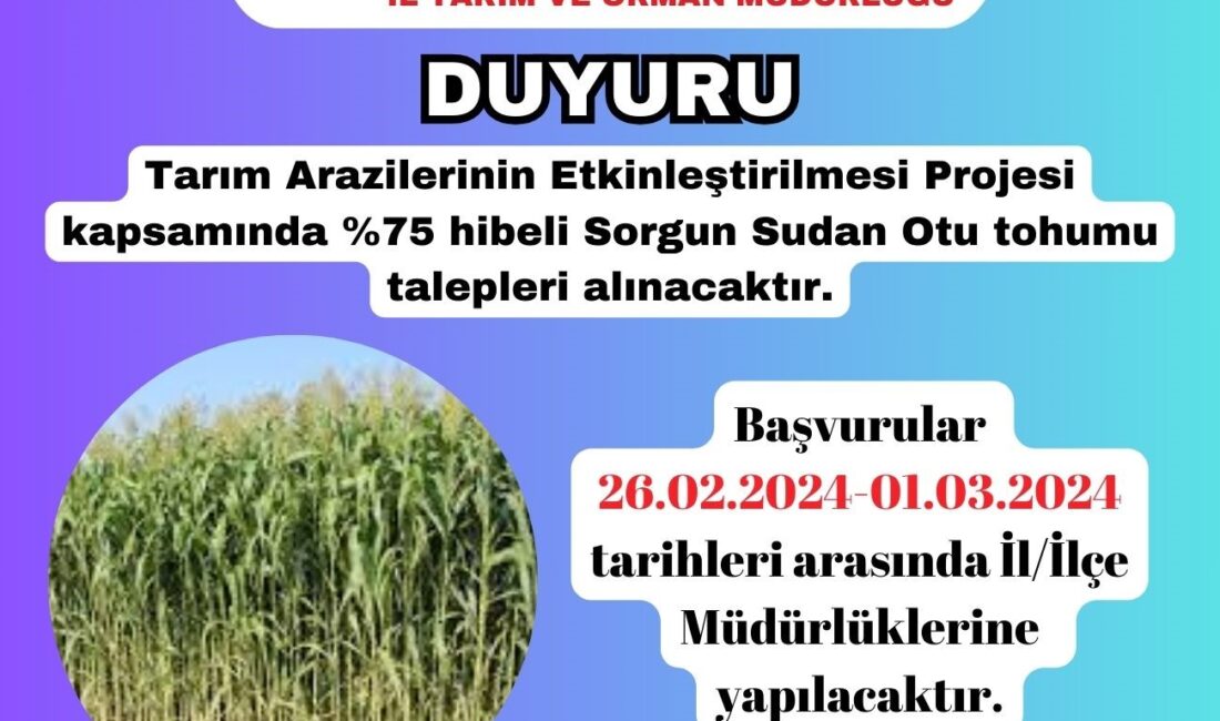 KÜTAHYA’DAKİ TARIM ARAZİLERİNİN VERİMLİLİĞİNİ