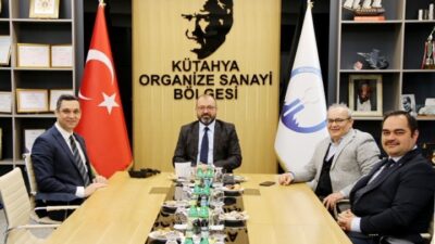 MÜDÜR YENİAY, KÜTAHYA OSB YÖNETİM KURULU'NU ZİYARET ETTİ
