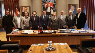 SERDAR ATİLLA ERDEM VE HEYETİ, ALİM IŞIK’I ZİYARET ETTİ