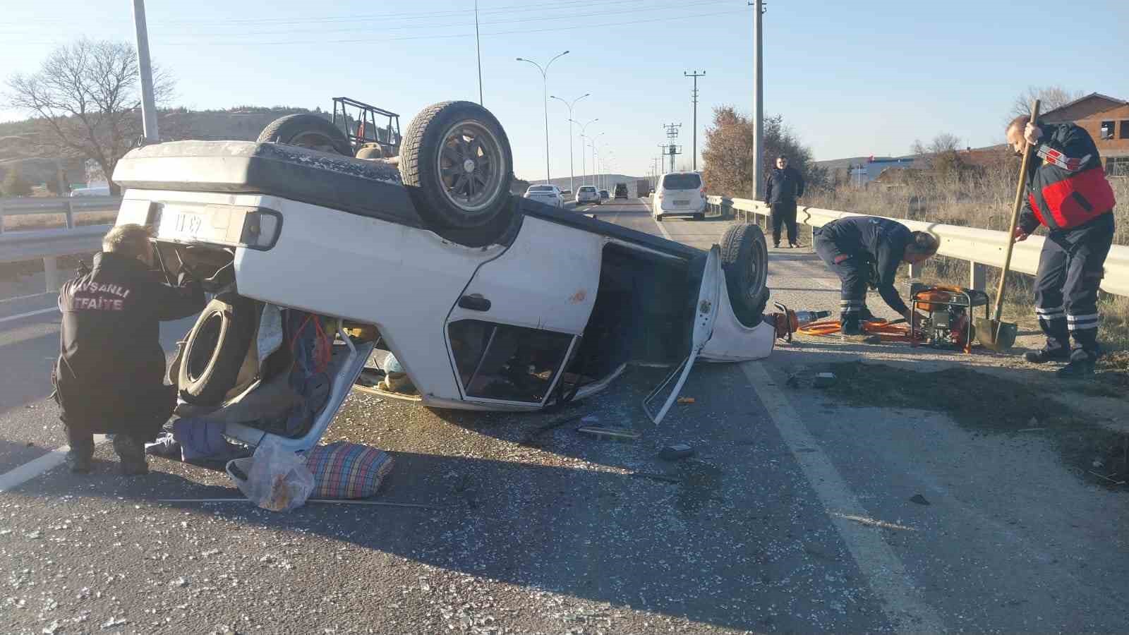 Tavşanlı’da trafik kazası: 1 yaralı