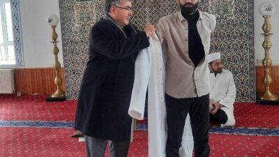 ASLANAPA’DA CÜBBE SARIK GİYDİRME MERASİMİ