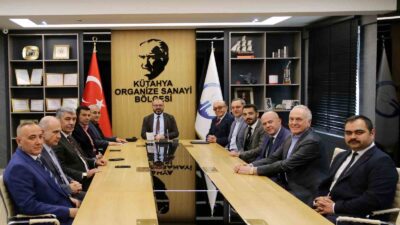 BELEDİYE BAŞKANI ALİM IŞIK, KÜTAHYA OSB YÖNETİMİNİ ZİYARET ETTİ