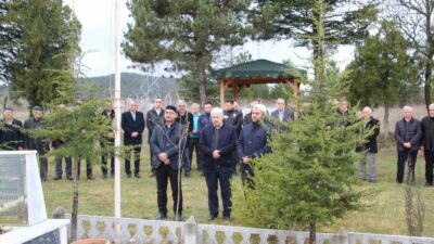DOMANİÇ’TE ŞEHİT MEHMET EMRE ÇAKAR DUALARLA ANILDI