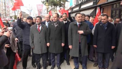 FATİH ERBAKAN KÜTAHYA ESNAFINI ZİYARET ETTİ