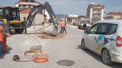 GEDİZ’DE FİBER İNTERNET ÇALIŞMALARI BAŞLADI