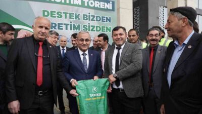 KÜTAHYA BELEDİYESİNDEN ÇİFTÇİLERE TOHUM DESTEĞİ