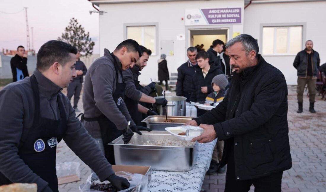 KÜTAHYA BELEDİYESİNDEN İFTAR YEMEĞİ