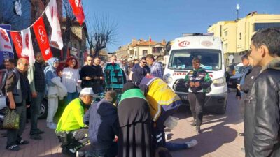 TAVŞANLI’DA MOTOSİKLET KAZASI: 1 YARALI