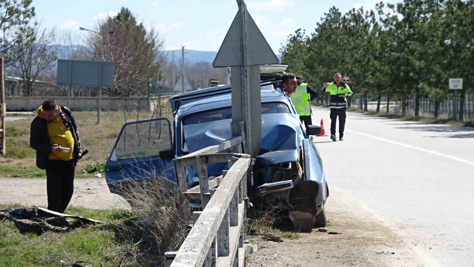 Tavşanlı’da trafik kazası: 1 yaralı