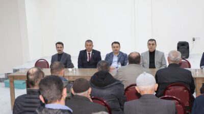 VALİ IŞIN KİRAZPINAR MAHALLESİNDE VATANDAŞLARLA BULUŞTU