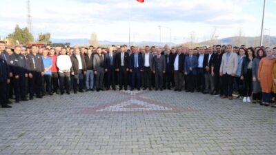 BAŞKAN AKEL PERSONEL İLE BAYRAMLAŞTI