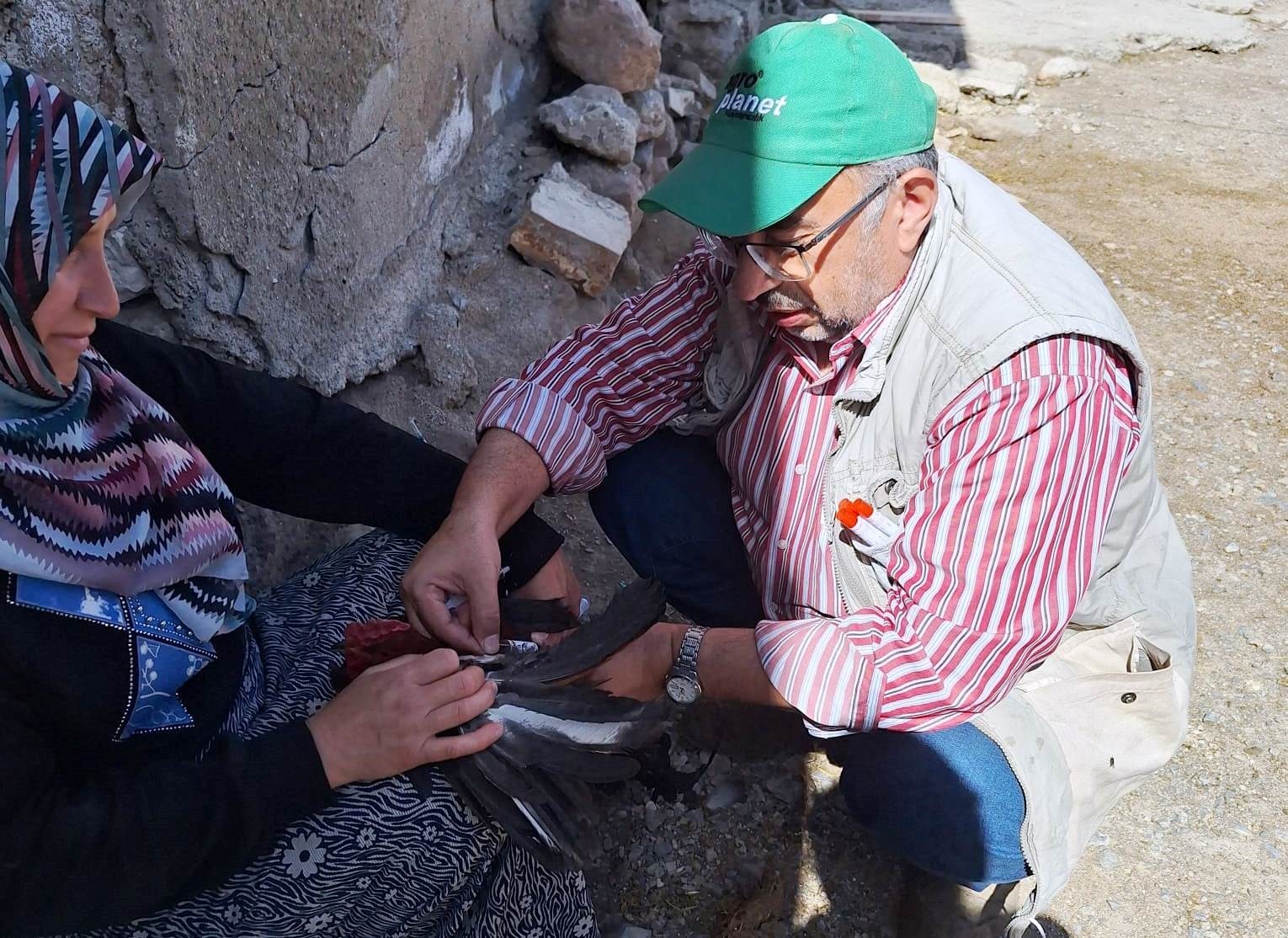 EMET’TE KANATLI HAYVANLARDAN KAN VE SWAP NUMUNELERİ ALINDI