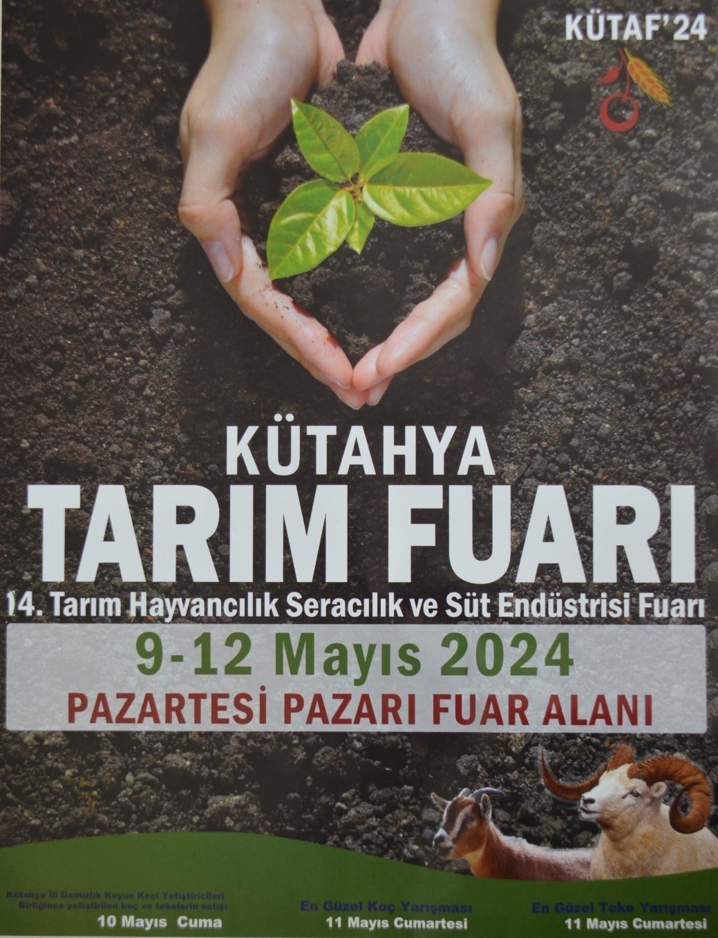 Kütahya Tarım Fuarı 9-12 Mayıs tarihlerinde açılıyor