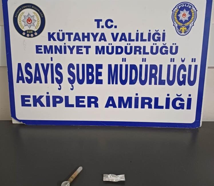 KÜTAHYA’DA POLİSİN BÖLGE UYGULAMASI