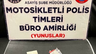 KÜTAHYA’DA YUNUS TİMLERİ BİR ŞAHSIN ÜZERİNDE UYUŞTURUCU ELE GEÇİRDİ