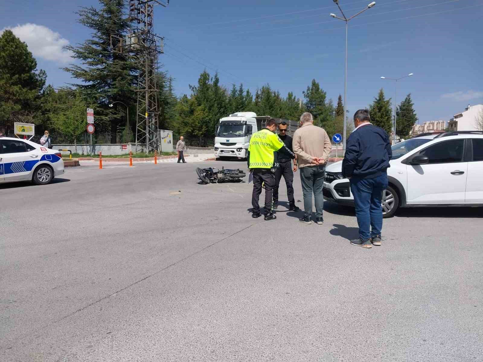 Tavşanlı’da trafik kazası: 1 yaralı