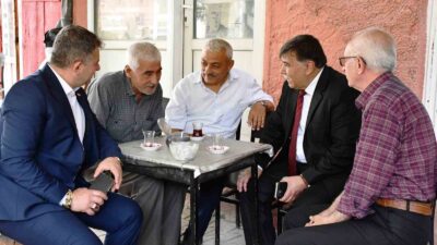 EMET BELEDİYE BAŞKANI KOCA, ESNAF VE HALKLA BİR ARAYA GELDİ