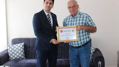 HİSARCIK’TA ŞEHİT AİLESİ VE GAZİLERE ŞÜKRAN BELGESİ