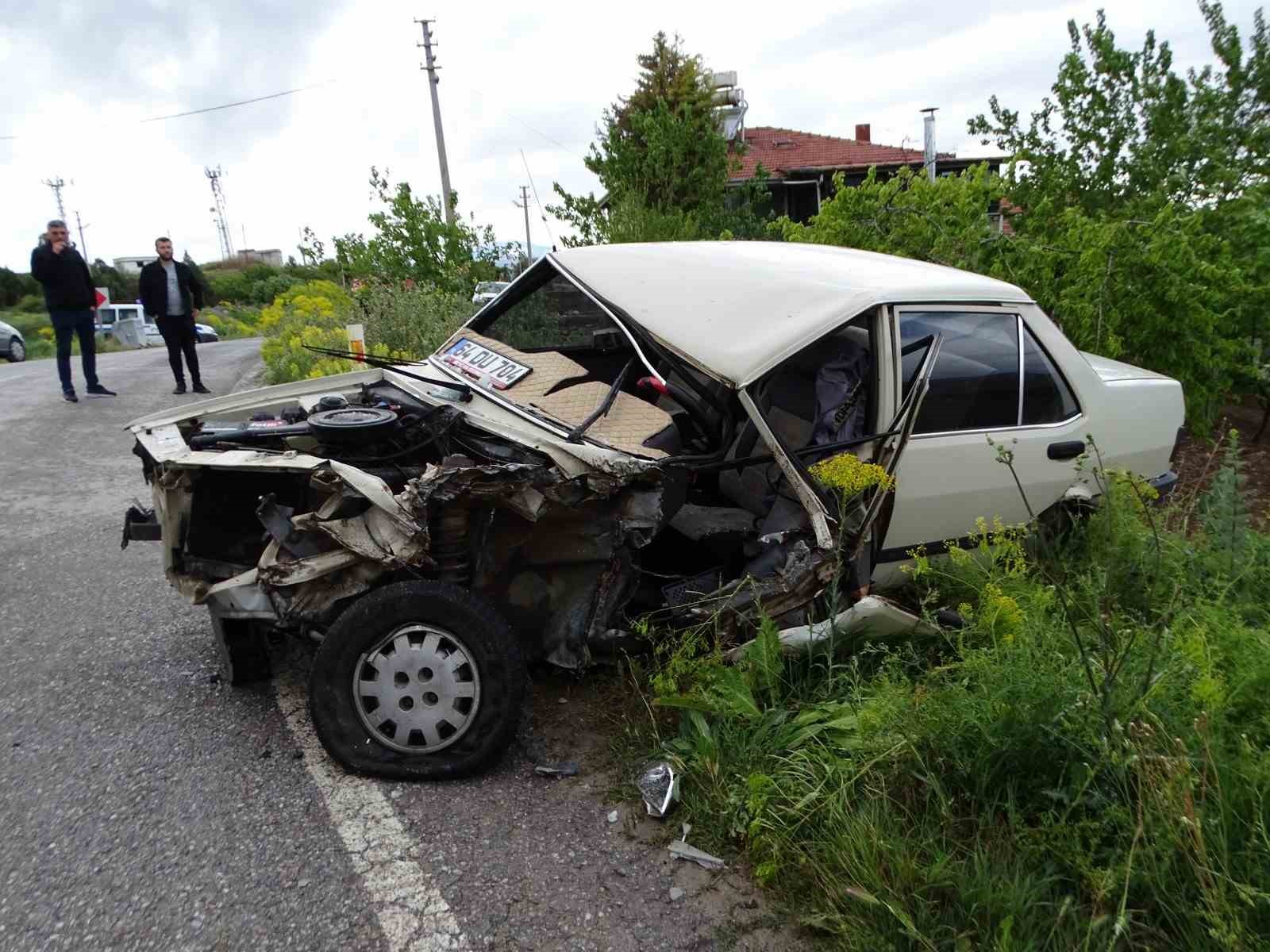 Hisarcık’ta trafik kazası: 2 yaralı