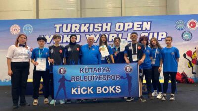 KÜTAHYA BELEDİYE SPOR KULÜBÜ SPORCULARINDAN ULUSLARARASI BAŞARI