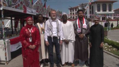 KÜTAHYA'DA GAZZE İÇİN ULUSLARARASI ÖĞRENCİ BULUŞMASI