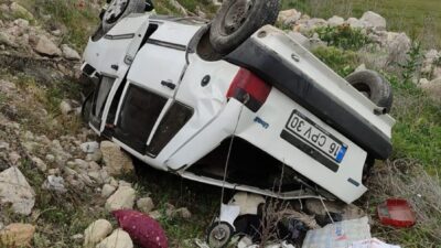 KÜTAHYA'DA OTOMOBİL TAKLA ATTI: 1 YARALI
