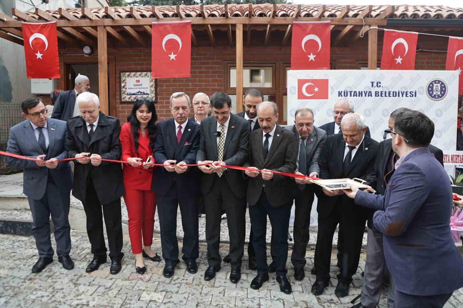 Kütahya’nın Saray Mahallesine muhtarlık hizmet binası