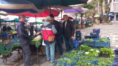 TAVŞANLI’DA FİDE SATIŞI YAPAN KİŞİLER DENETLENDİ