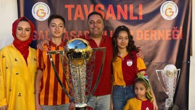GALATASARAY'IN 24. ŞAMPİYONLUK KUPASI TAVŞANLILARLA  BULUŞTU DERNEK BAŞKANI KÜRŞAT