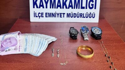 GEDİZ’DE 3 HIRSIZLIK ZANLISI TUTUKLANDI