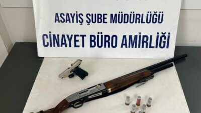 KÜTAHYA’DA SİLAHLA YAKALANAN 2 KİŞİ GÖZALTINA ALINDI