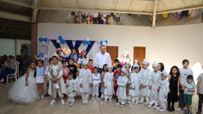 GEDİZ'DE FESTİVAL ETKİNLİKLERİ ÇERÇEVESİNDE 12 ÇOCUK SÜNNET ETTİRİLDİ