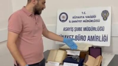 ÜTAHYA’DA POLİS UYGULAMASINDA ŞÜPHE ÜZERİNE DURDURULAN ARAÇTA YAPILAN ARAMADA, 2