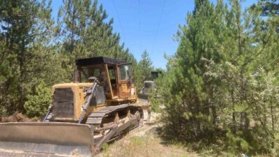 KÜTAHYA’DA ORMANLARDAKİ ENERJİ NAKİL HATLARININ ALTLARI TEMİZLENİYOR