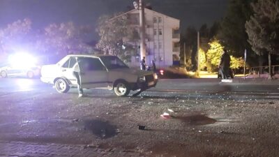 TAVŞANLI'DA MOTOSİKLET İLE OTOMOBİL ÇARPIŞTI: 1 YARALI