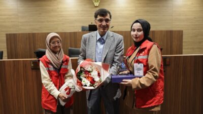 DAMLA GÖNÜLLÜLÜK HAREKETİ EKİBİ BAŞKAN KAHVECİ'Yİ ZİYARET ETTİ