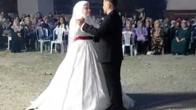 EMET'TE TRAFİK KAZASINDA ÖLEN GELİN VE DAMADIN DÜĞÜN GECESİ GÖRÜNTÜLERİ