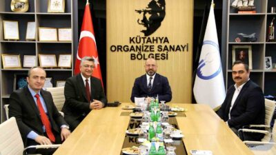 DPÜ REKTÖRÜ SÜLEYMAN KIZILTOPRAK, KÜTAHYA OSB YÖNETİMİNİ ZİYARET ETTİ