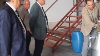 DPÜ TAVŞANLI'DA LAVANTA HASADI YAPILARAK YAĞI ÇIKARTILDI