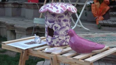AVLUPINAR SANAT ATÖLYESİNDEN SERAMİK KUŞ EVLERİ SERGİSİ